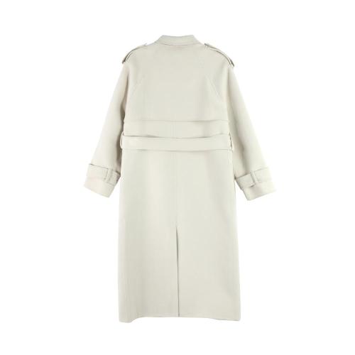 Ladies Suit  Suit-style Collar Loose Wool Coat Supplier