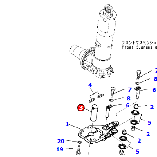 561-40-81510 561-40-81510 PIN FOR HD785-7