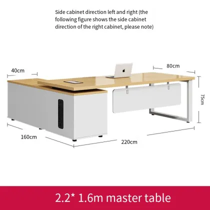 Modern Boss Desk: Executive Office Table for Boss Workspace