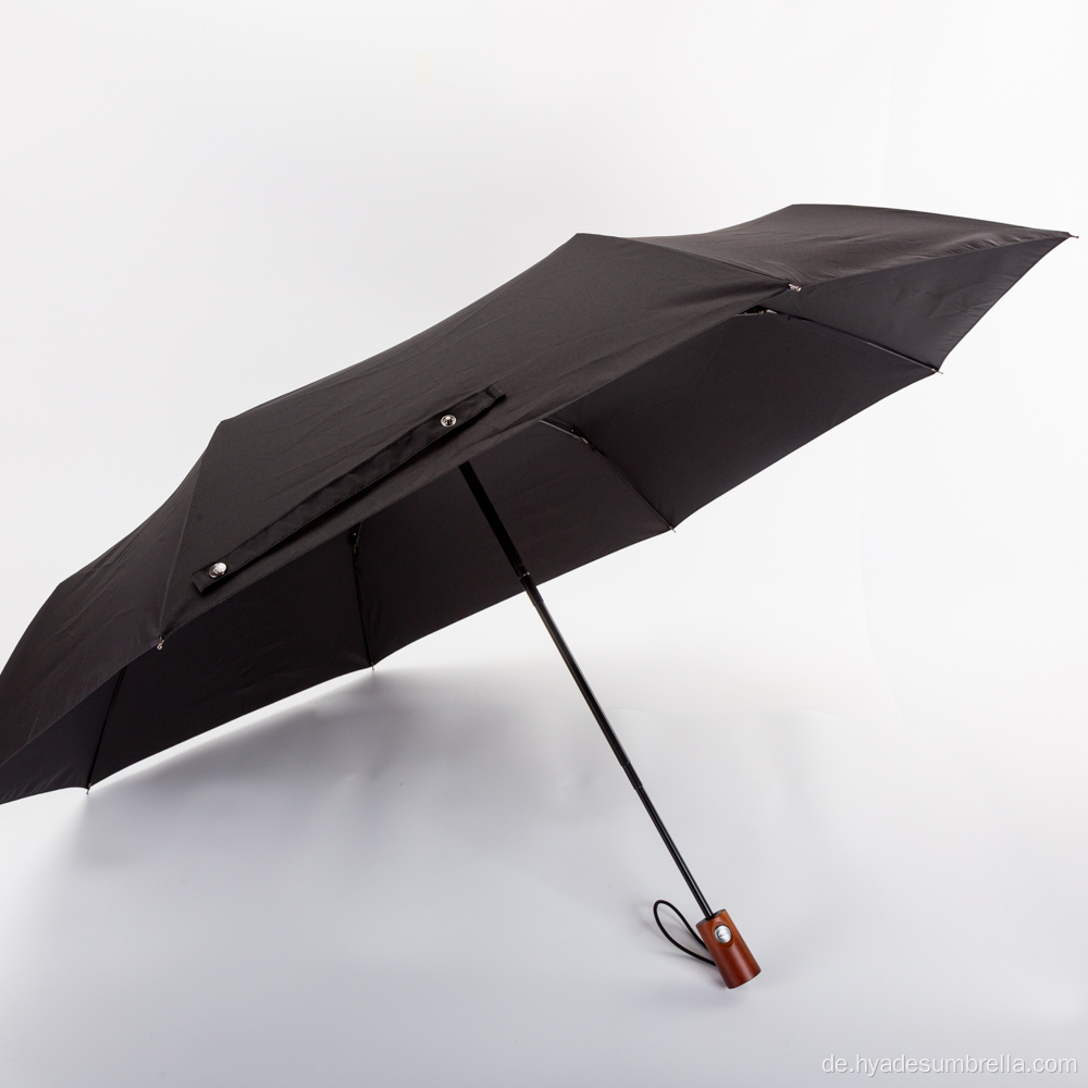 Best Gentleman&#39;s Compact Umbrella Holzgriff