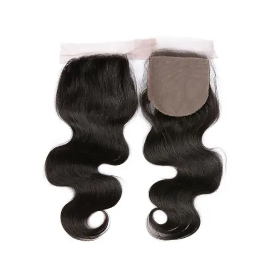 Aliexpress hair natural color cheap price virgin brazilian hair free parting lace closure