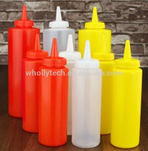 Colorful KFC FDA certified plastic squeeze soy sauce fish bottle