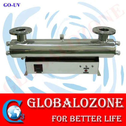 Portable stainless steel UV light sterilizers for small domestic home drinking water