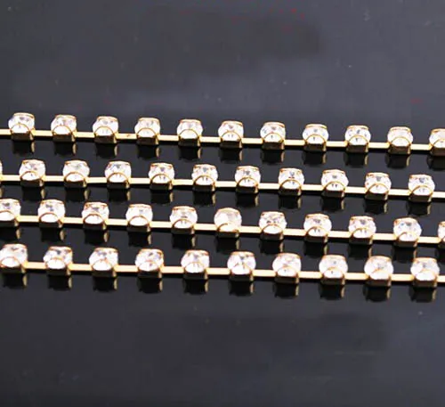 Diamond D Cup Chain Plated Gold