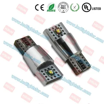 High quality 12 volt car led spot light T10 High Power LED NEW Canbus Version car led light