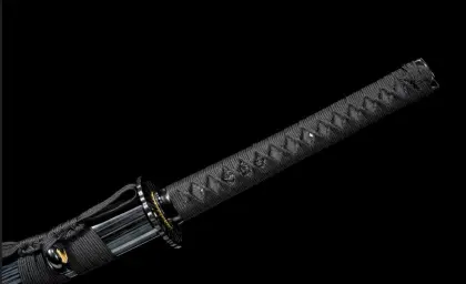 Taiyi Black Carbon Steel Katana Swords Exquisite Display of Handicrafts