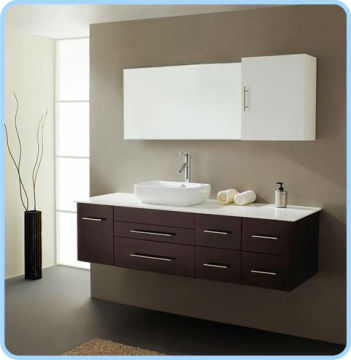 Newest Europe Market German Style Single Sink Bathroom Vanity