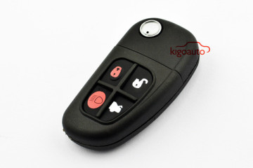 Flip remote key 4 button FO21 434Mhz CWTWB1U243 for Jaguar X S XJ XK TYPE folding key
