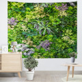 Green Plants Wall Tapestry Leaves Forest Nature Tapestry Wall Hanging for Livingroom Bedroom Dorm Home Decor