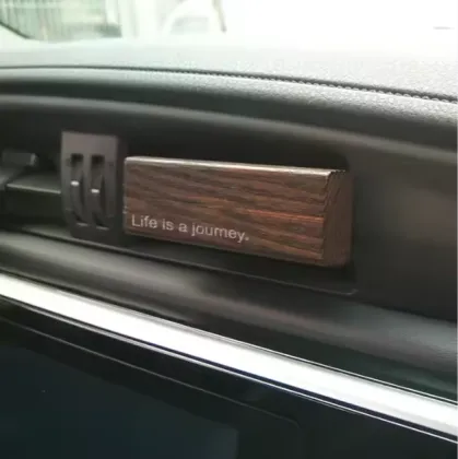 Premium Modern Car Perfume with Black Wood Clip