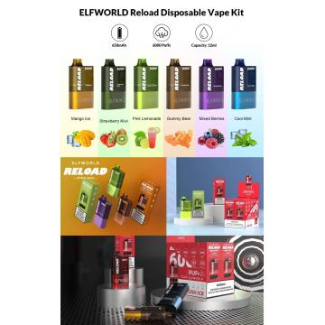 elf world Reload 6000 Kit Disposable Vape