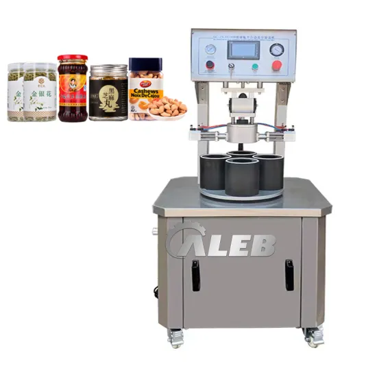 Vacuum Nitrogen Sealing Machine for Factory Supply Rose Sauce Honey in Tin Cans