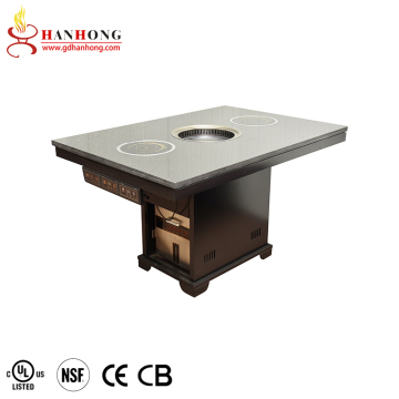 Marble Dining Hot Pot Table