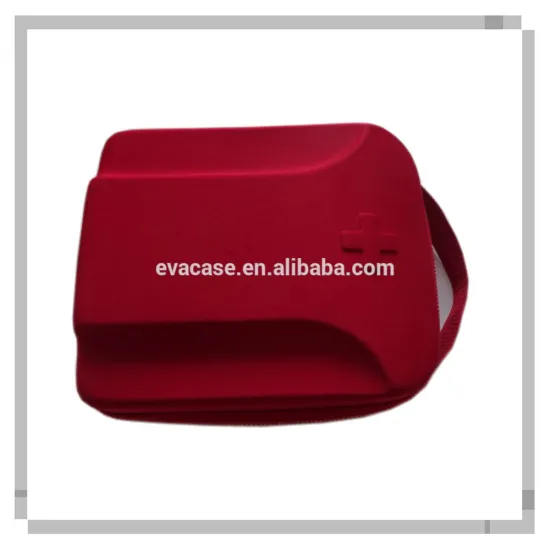 waterproof family first aid box with handle and zipper of custom first aid kits case of hard eva first aid kits bag with zipper