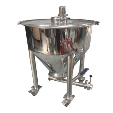 Industrial Stainless Steel Coffee Storage Tank with Loading Conveyor System