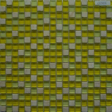 GS303 Classical Crystal Glass Mosaic Tile Mix Stone