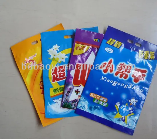Plastic Laminated Detergent Packaging Bags