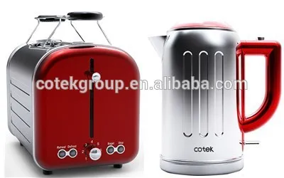 Breakfast Electric set toaster and kettle of small kitchen appliance for EU market