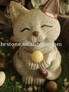 Lucky Cat Animal carving