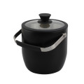 black painting double wall ice bucket