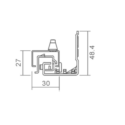 Premium -Qualität versteckte Pufferschiene