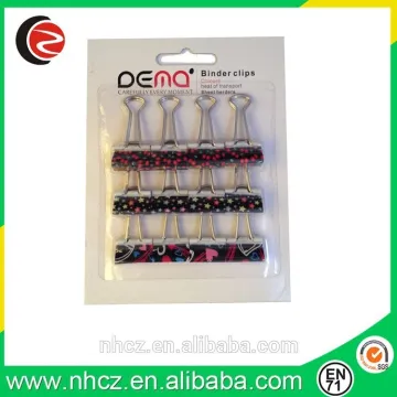 Stainless Steel Binder Clips Office Blister Set