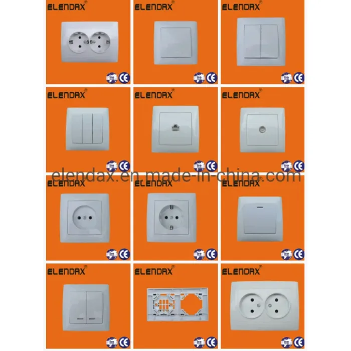 Sakelar Dinding Menengah Sakelar Silang (F9012)