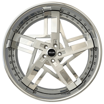 Cerchi in lega di alluminio forgiato: da 20 "a 26" cerchi concavi - ruote Rucci Finitura cromata
