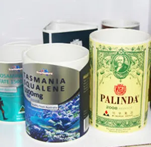 Novel Design Glass Bottle Label Printing Bottle Labels