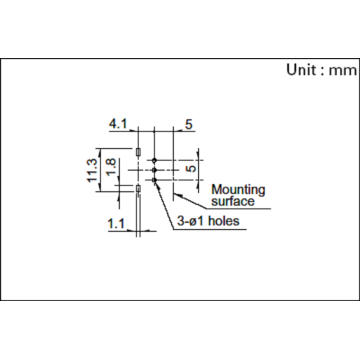 Type 9 metalen as gelede potentiometer