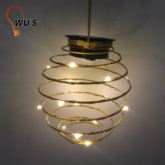 Holiday garden deco 15 warm white string light solar metal indoor light decoration
