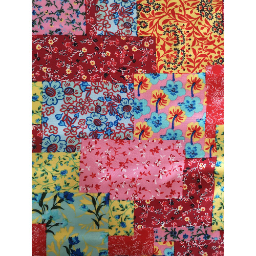 Gemensam Rayon Poplin 45s Utskrift Bred Bredd Tyg