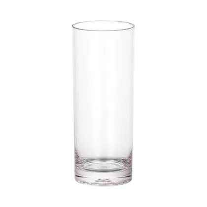 Mojito Glass - Tritan Polycarbonate Tom Collins Glass, 350ml Plastic Tumbler