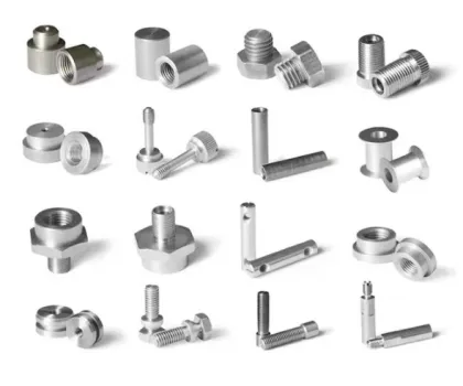 copper nuts studs aluminum alloy precision hardware