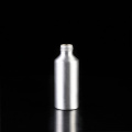 dropped shoulder aluminum bottle sliver color