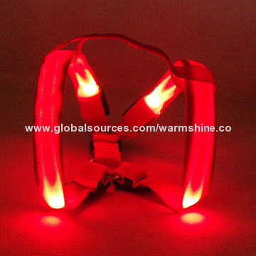 S-M-L size LED pet harnesses, CE, RoHS marks