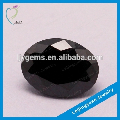 Wholesale Black Synthetic Oval Uncut Diamonds