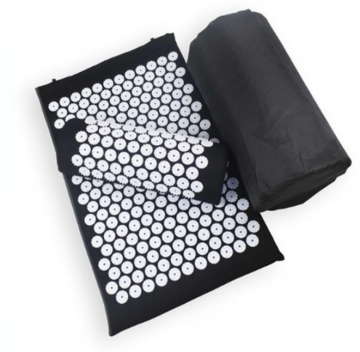 New Acupressure Mat and Pillow Set with Plastic Spikes: Perfect for Muscle Relief, Yoga, and Pilates