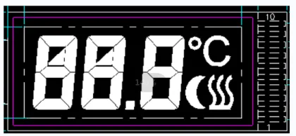 Electronic watch LCD screen for sale