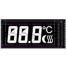 Elektronischer Uhr LCD -Bildschirm zum Verkauf