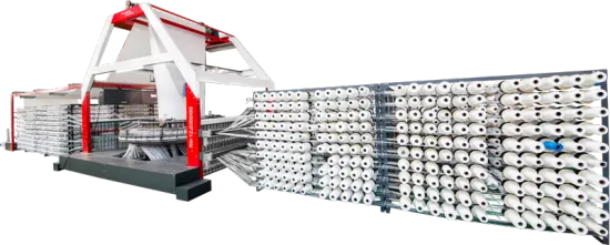 Large eight shuttle circular loom