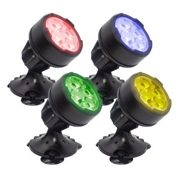 Mudança de cor LED RGB Spotlight cenário com aplicativo