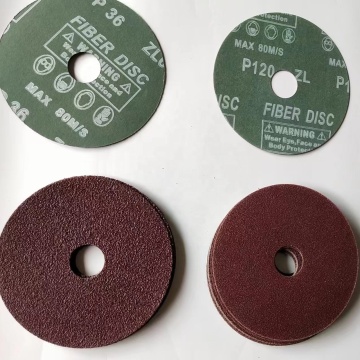 Resin over Resin Polishing Fiber Glass Abrasive Discs, 4"-7", Red/Black/Blue, Round Carton Box