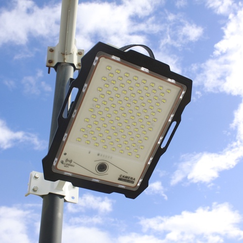 Outdoor Solar Flood Light with Camera