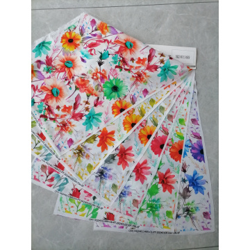 新时尚的定制礼服人造丝数字印刷面料