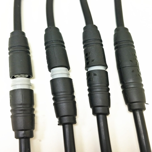 M6 5PIN Αδιάβροχα ηλεκτρονικά ποδήλατα IP68 Mini Molded Connector