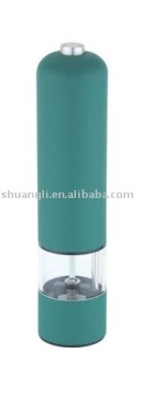 plastic outer color electric pepper/salt mill