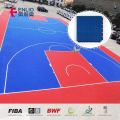Anti-impermeável Anti-deslizamento portátil Tribunal de basquete esportivo portátil Telas de bloqueio