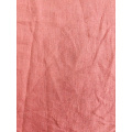 Pure Linen Dyed Fabric Red Color