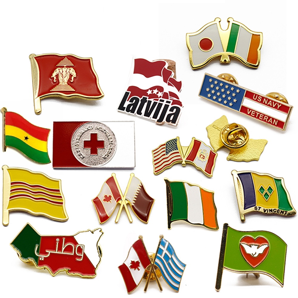 Lapel Pin Flag 6